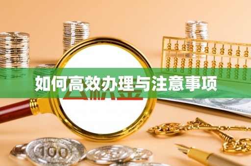 广西如何高效办理与注意事项